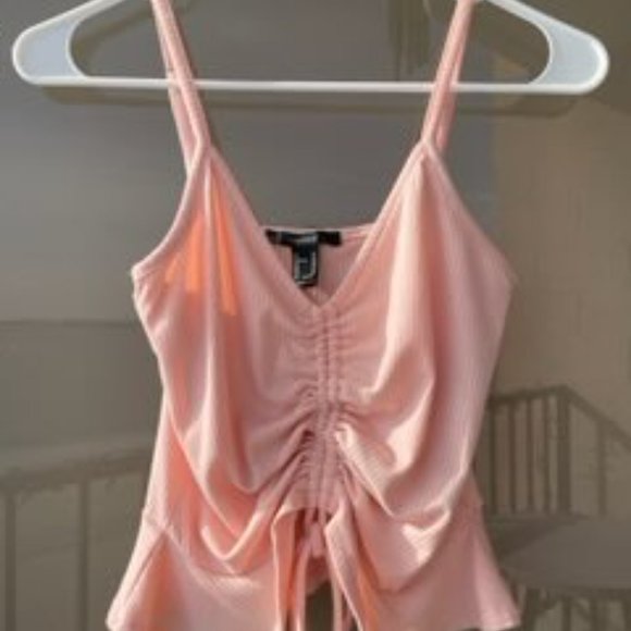 FOREVER 21 TOP SALMON SIZE M - Picture 4 of 4